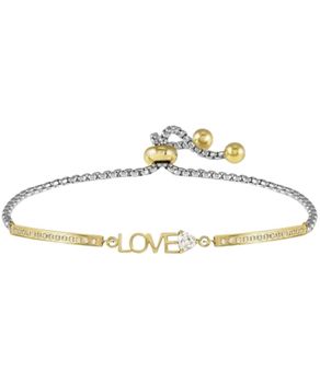 Nomination Milleluci 028024 001 – Bransoletka pozłacana z napisem LOVE i cyrkonią w kształcie serca.jpg